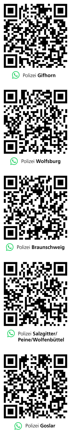 QR Codes der WhatsApp Kanäle