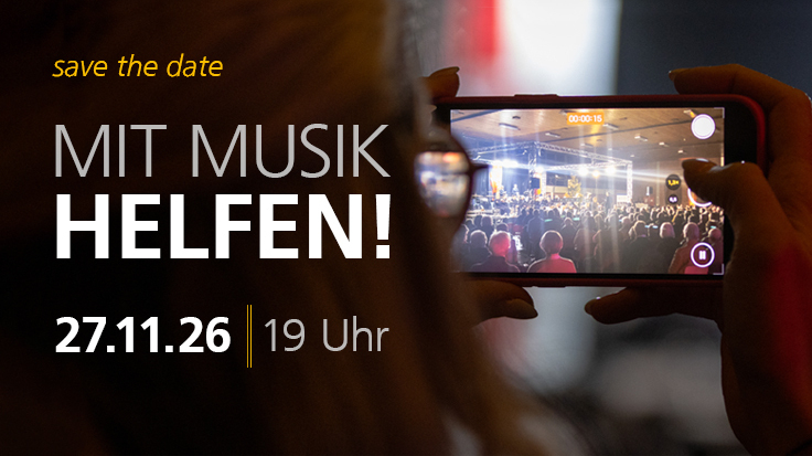 Startbild zum Save the Date vom Benefizkonzert 2025
