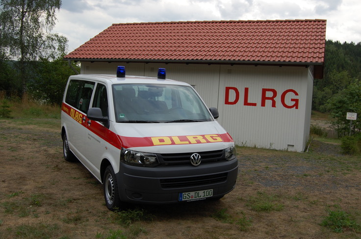 Foto vom Fahrzeug der DLRG