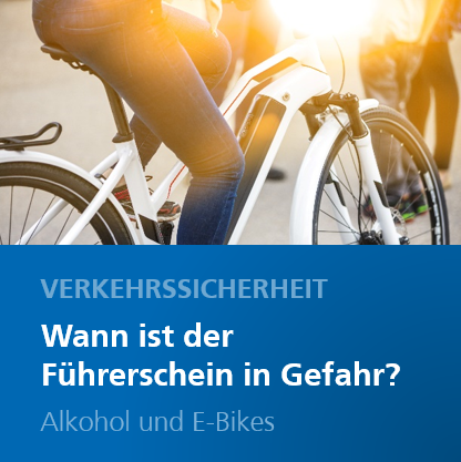 Artikelvorschaubild Verkehrssicherheit Alkohol und E-Bikes