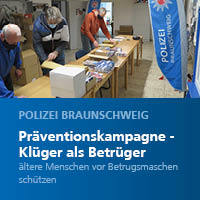 Artikelvorschaubild Präventionskampagne Klüger als Betrüger